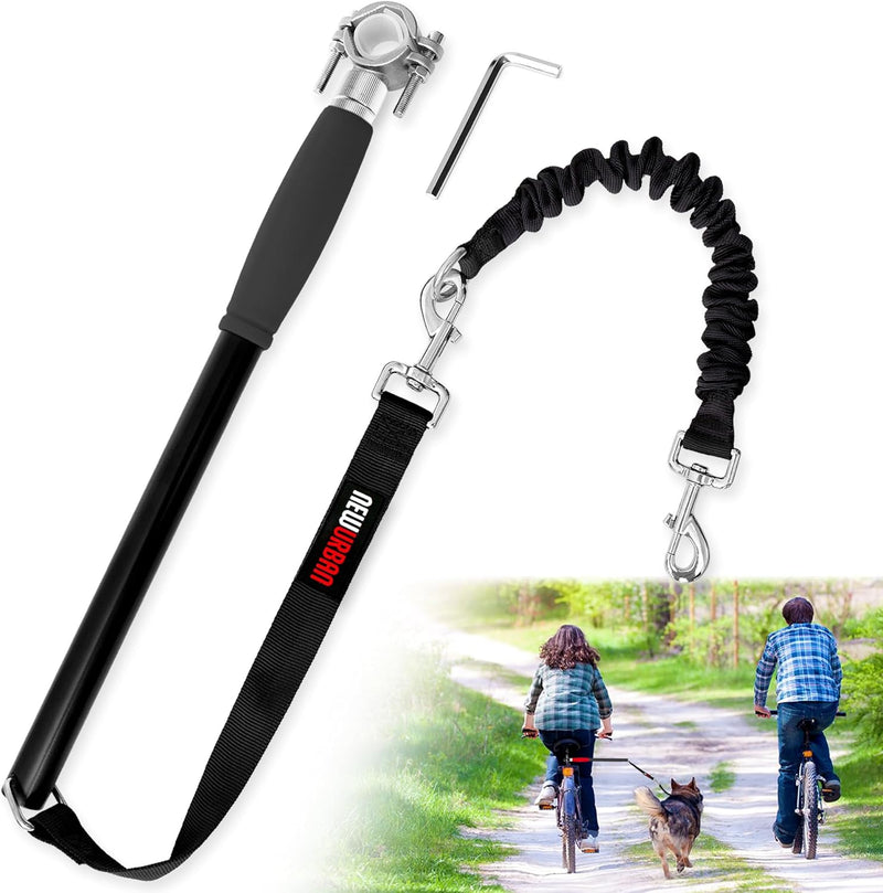Dog Bike Leash Bike Dog Leash Dog Bike Leash Attachment Dog Leash for Bike Hands Free Dog Leash Bicycle Dog Leash for Large Middle Small Dogs Retractable Bicycle Dog Leash - PawsPlanet Australia