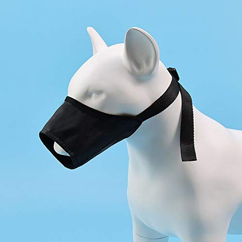 Cilkus Dog Muzzles Suit, 7 PCS Adjustable Breathable Safety Small Medium Large Extra Dog Muzzles for Anti-Biting Anti-Barking Anti-Chewing Safety Protection Black - PawsPlanet Australia