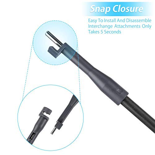 Carefree Fish Carbon Fiber Aquarium Cleaning Tools 7 in 1 Fish Tank Cleaner Kit Long Scrubber Brushes Set Glass Sponge Pipe Brush Fish Net Gravel Rake Algae Scraper Suit with Extendable Handle - PawsPlanet Australia