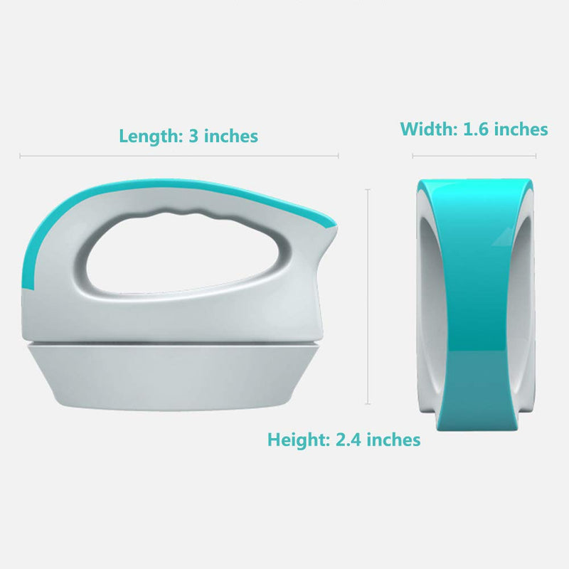 Jinda Magnetic Fish Tank Glass Cleaner Brush, Aquarium Algae Scrapers, Floating Aquarium Glass Clean, with Handle Design Fish Aquarium Double Sided Scrubber blue - PawsPlanet Australia