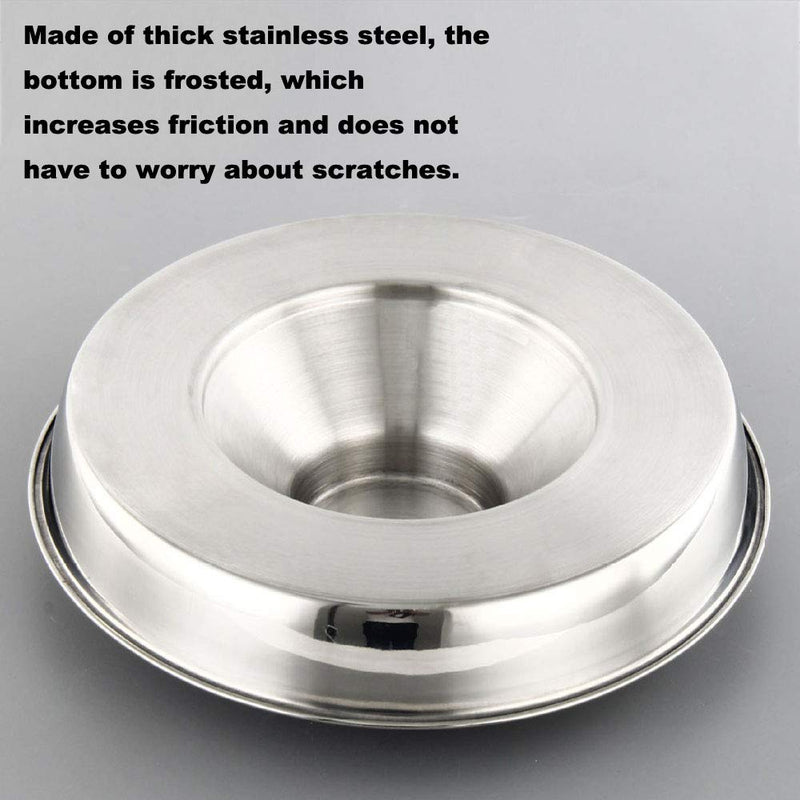 YUDANSI Stainless Steel Dog Bowl, Dog Water Bowl Food Bowls,Puppy Weaning Bowls,Slow Feeder Dog Bowl Where Multiple Puppies and Cats Eat at The Same Time 10.2in-1pcs - PawsPlanet Australia