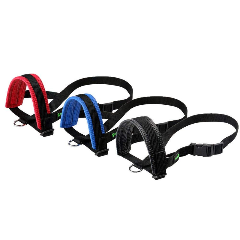 Nylon Dog Muzzle for Small,Medium,Large Dogs Prevent from Biting,Barking and Chewing,Adjustable Loop XL Blue - PawsPlanet Australia