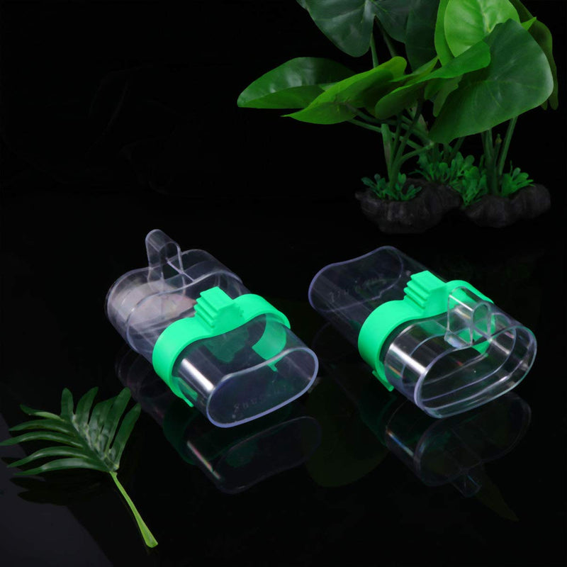 POPETPOP Water Feeders for Birds - 2 Pack Bird Water Dispenser, Automatic Bird Feeder for Parrot Parakeet Cockatiel - PawsPlanet Australia