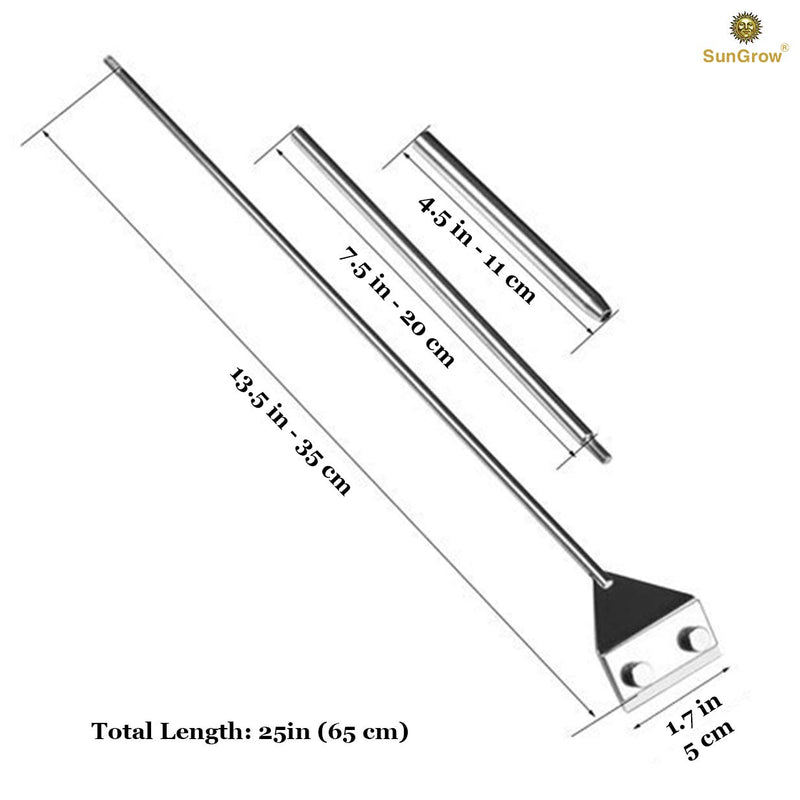 Sungrow Aquarium Glass scrubber, Long Handheld Tool Reduces Scrubbing Time to Half, Keep Hands Dry, Removes Thickest Residue, Frequent Tank Maintenance - PawsPlanet Australia