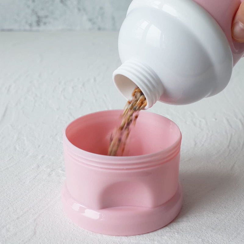 Portable Bird Feeder Cups Bird Food Water Treat Box Parrot Food Storage Container,Pet Travel Feeder(Pink) - PawsPlanet Australia