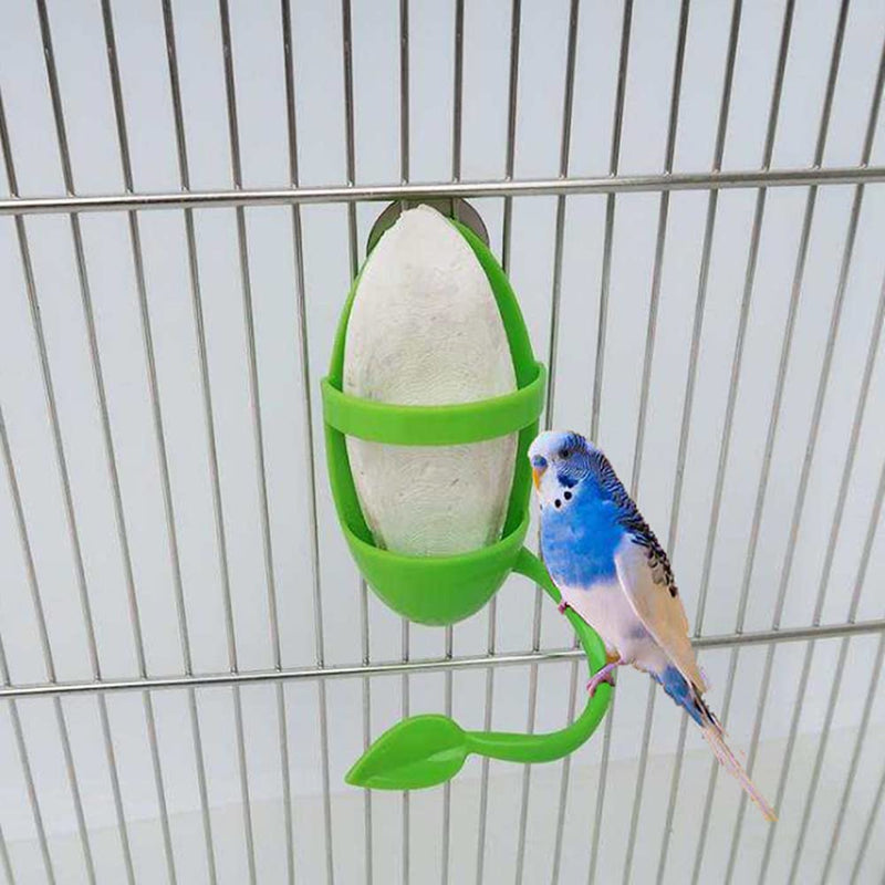 2pcs Bird Feeding Cup Rack Plastic Cuttlebone Holder,Bird Food Holder, Plastic Food Fruit Feeding Perch Stand Holder for Pet Bird Supplies Fruit Vegetable Storage Stands - PawsPlanet Australia