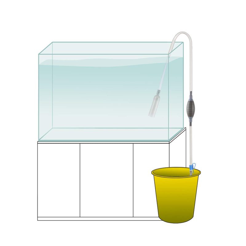 AquaMiracle Aquarium Water Changing Kit 3 in 1 with Gravel Cleaner/Siphon Cleaner/Vacuum Cleaner, Fish Net and Cleaning Brush/Algae Remover - PawsPlanet Australia