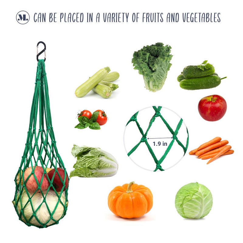4PCS Chicken Vegetable String Bag, Poultry Fruit Holder Chicken Cabbage Feeder Treat Feeding Tool with Hook for Hens Chicken Coop Toy for Hen Goose Duck Large Birds (Red+Yellow+Green+Blue) Red+Yellow+Green+Blue - PawsPlanet Australia