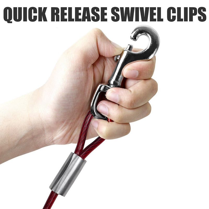 BV Pet 60 Feet Trolley for Dog up to 125 Pound with 10 Feet Runner Cable - PawsPlanet Australia