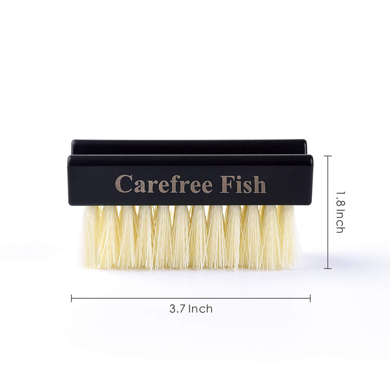 Carefree Fish Carbon Fiber Aquarium Cleaning Tools 7 in 1 Fish Tank Cleaner Kit Long Scrubber Brushes Set Glass Sponge Pipe Brush Fish Net Gravel Rake Algae Scraper Suit with Extendable Handle - PawsPlanet Australia