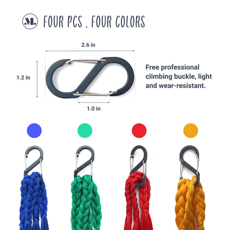 4PCS Chicken Vegetable String Bag, Poultry Fruit Holder Chicken Cabbage Feeder Treat Feeding Tool with Hook for Hens Chicken Coop Toy for Hen Goose Duck Large Birds (Red+Yellow+Green+Blue) Red+Yellow+Green+Blue - PawsPlanet Australia