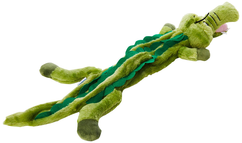 """Mad About Pets"" Plush Alligator Wild Crinkler Dog Toy" Wild Crinkler Alligator - PawsPlanet Australia