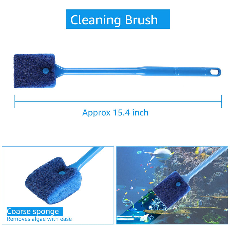 AquaMiracle Aquarium Water Changing Kit 3 in 1 with Gravel Cleaner/Siphon Cleaner/Vacuum Cleaner, Fish Net and Cleaning Brush/Algae Remover - PawsPlanet Australia