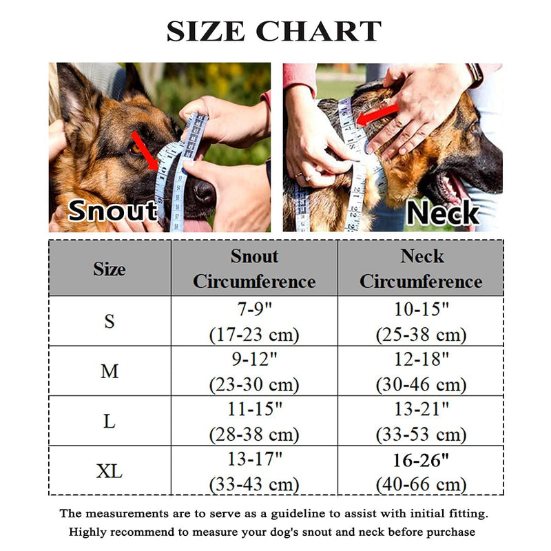 BARKLESS Dog Muzzle, Soft Padded Comfy Muzzle for Biting and Chewing, Adjustable Muzzle for Small, Medium, Large Dogs Corgi Labrador, Allows Drinking and Panting S Black - PawsPlanet Australia