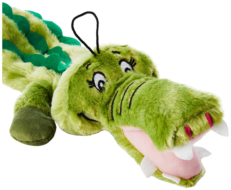 """Mad About Pets"" Plush Alligator Wild Crinkler Dog Toy" Wild Crinkler Alligator - PawsPlanet Australia