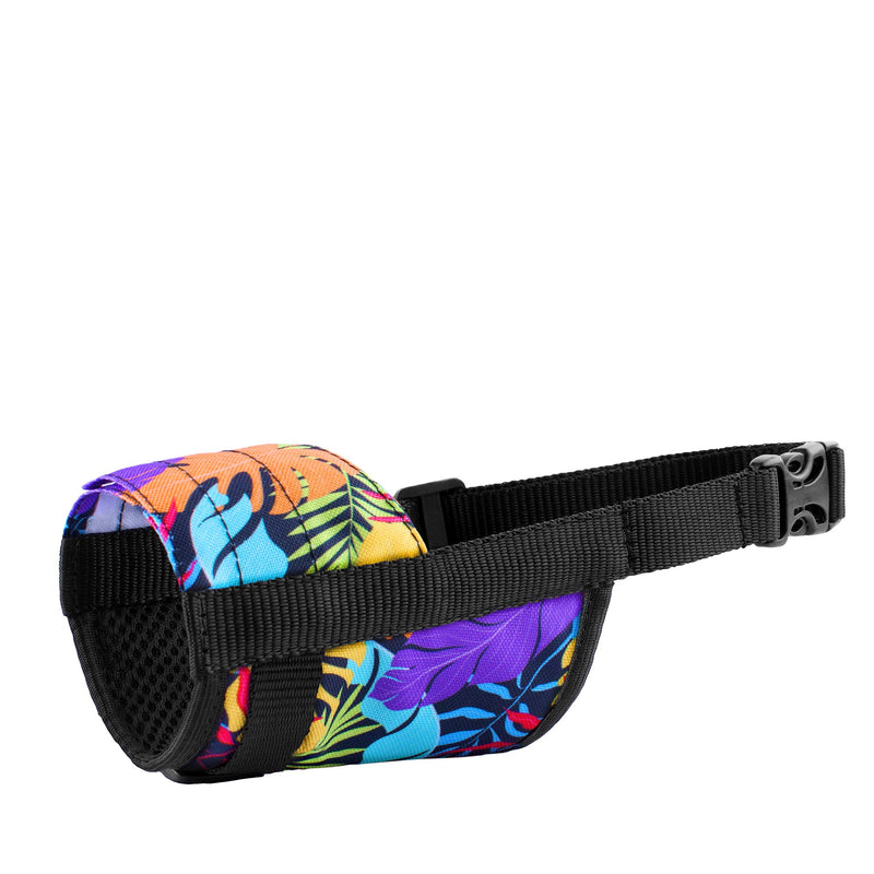 Murom Print Dog Muzzle for Small Medium Large Dogs Puppy Pattern Adjustable Pet Muzzles Anti Barking Biting Mouth Cover Mandala S - PawsPlanet Australia