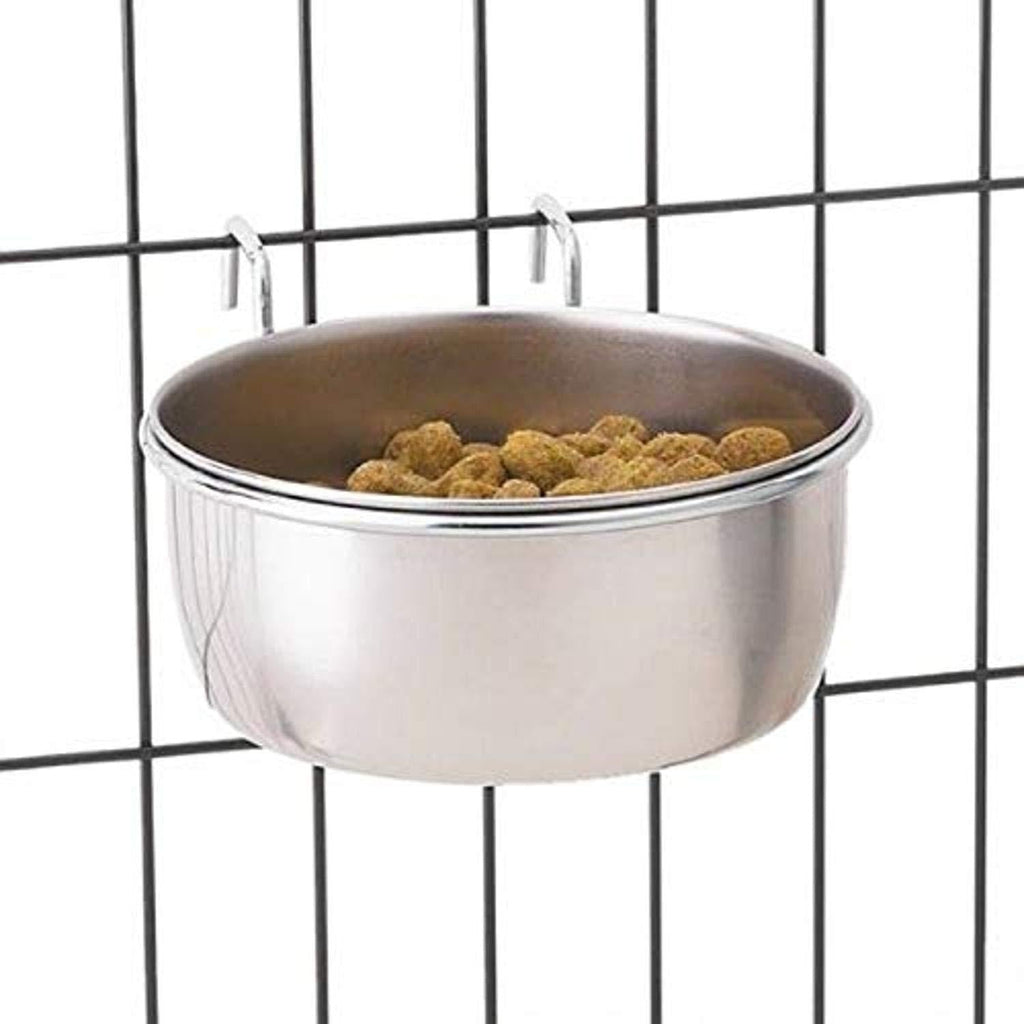 Pet Edge Stainless Steel Hanging Bowl 26-Ounce - PawsPlanet Australia