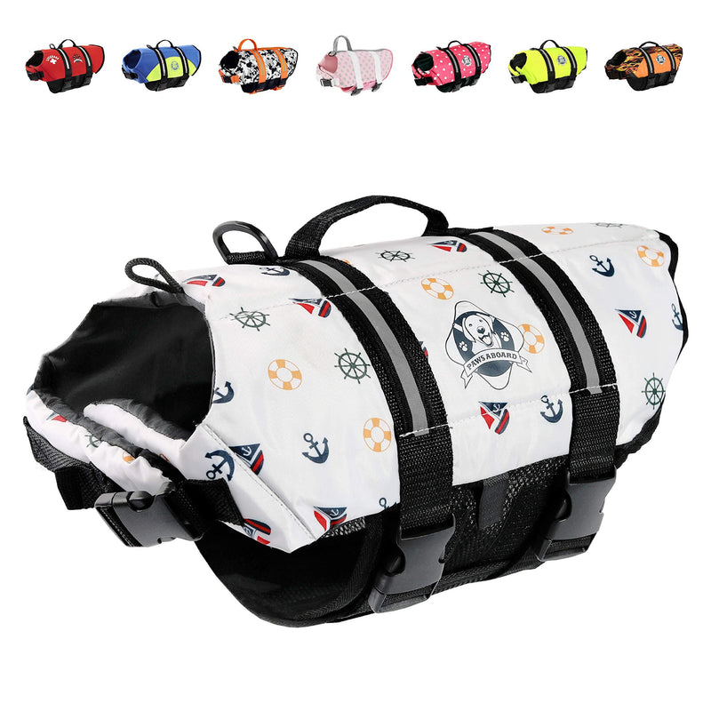 Paws Aboard Pet Life Jacket XX-Small Nautical Dog - PawsPlanet Australia