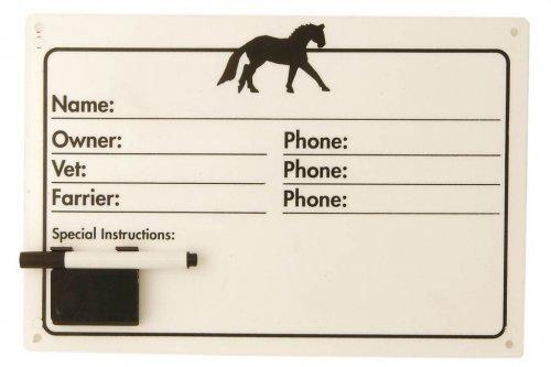 Weatherbeeta Horse Name Stall Plate - PawsPlanet Australia