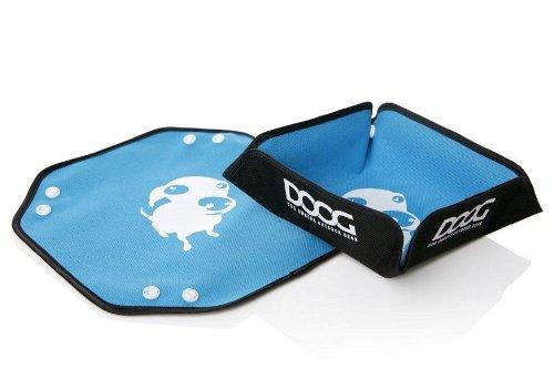 [Australia] - Foldable Portable Water Dog Bowl Black/Blue 