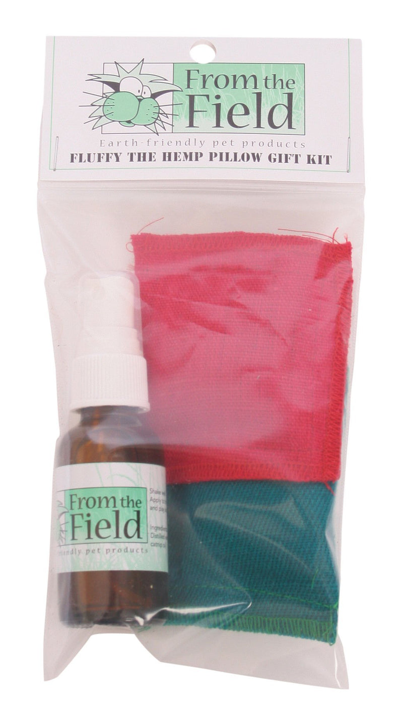 [Australia] - From The Field Fluffy the Hemp Pillow Catnip Toy Gift Kit 
