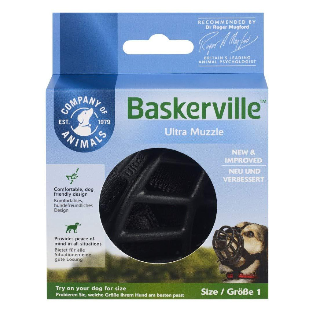 [Australia] - Baskerville Ultra Muzzle 1 - Border Terrier Black 