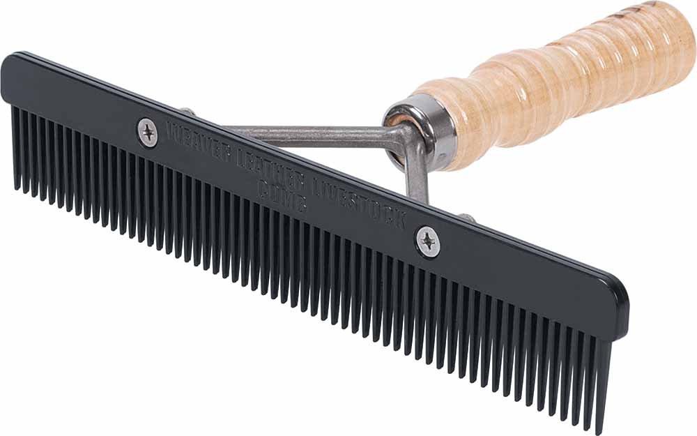 Weaver Leather Livestock Show Comb Black - PawsPlanet Australia