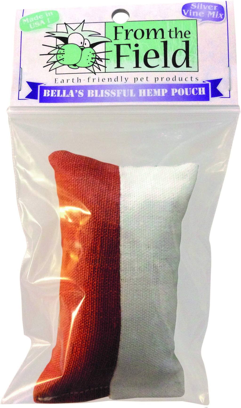 [Australia] - From The Field Bella's Blissful Hemp Pouch Catnip Toy with Silver Vine 