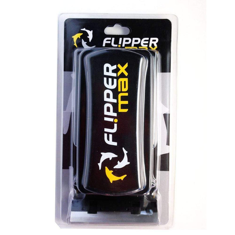 FL!PPER Flipper Cleaner- 2-in-1 Magnetic Aquarium Glass Cleaner - Fish Tank Cleaner - Scrubber & Scraper Aquarium Cleaning Tools – Fish Tank Cleaner, Max - PawsPlanet Australia