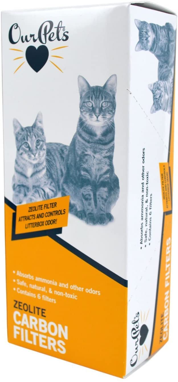 Our Pet's Smart Scoop Carbon Cat Litter Box Filters (Pack of 6) Compatible with Pet Zone Automated Litter Box Smart Scoop - PawsPlanet Australia