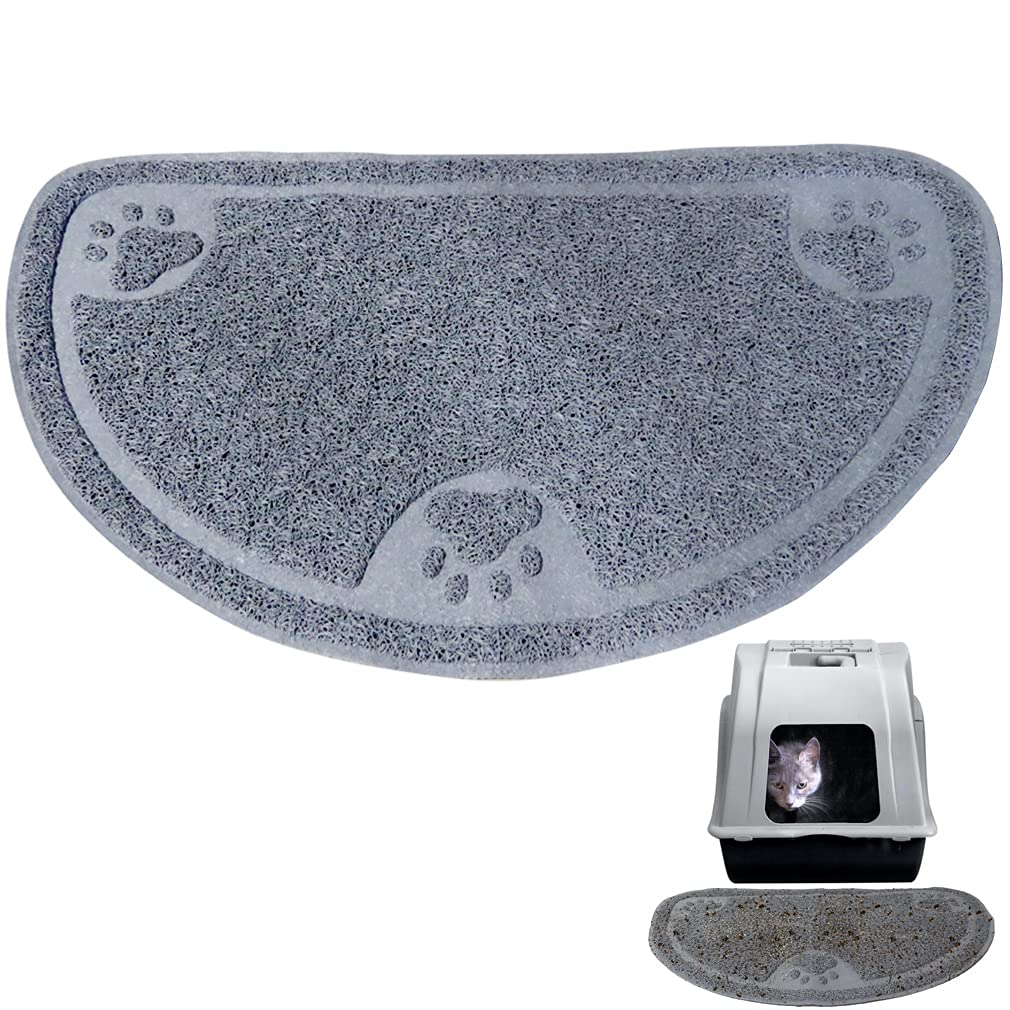 Evelots Cat Litter Trap/Feeding Mat-Catch Litter/Food-NO Mess-Non Skid-Spongy 1 Unit - PawsPlanet Australia