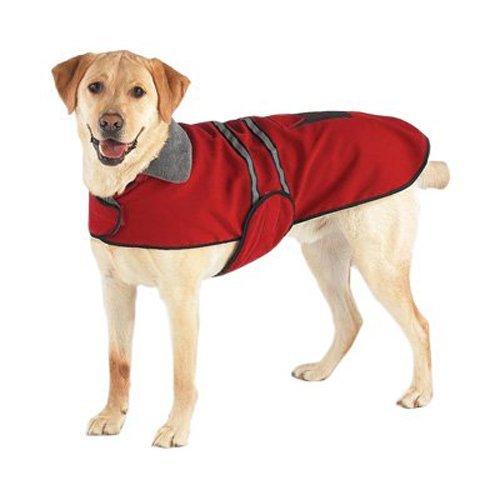 [Australia] - OCSOSO O&C Pet Dog Reflective Vest Dog Warm Coat Jacket 3colors 5 Sizes. XXL Red 