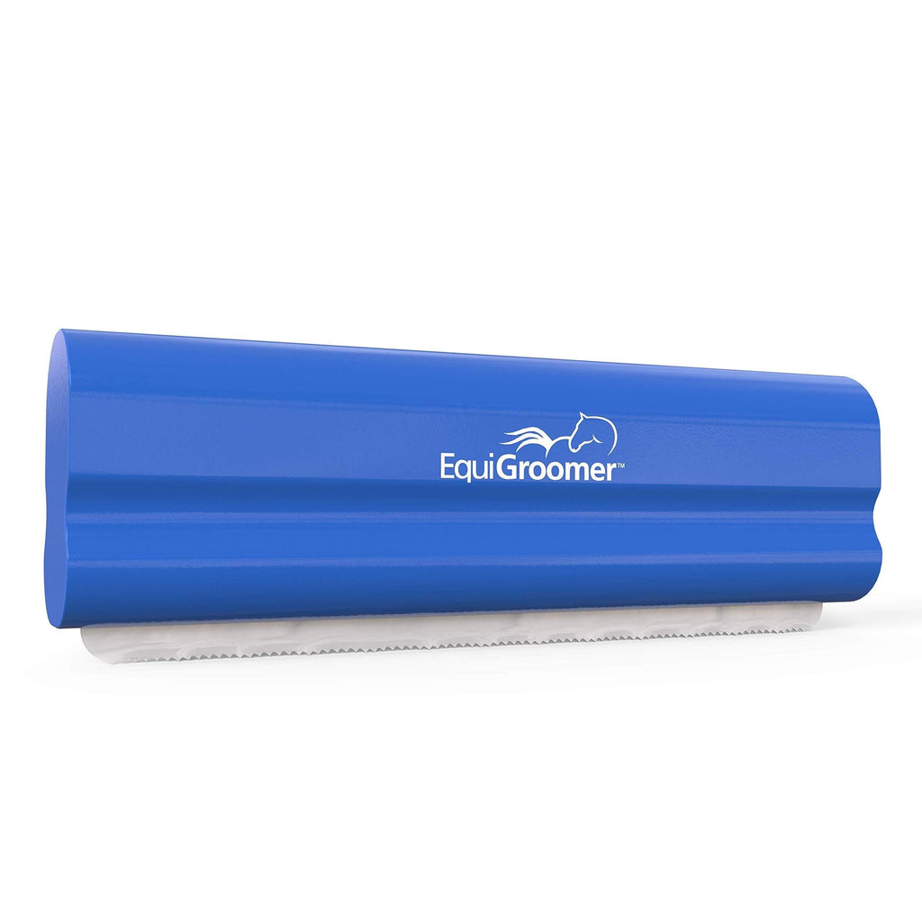 EquiGroomer Deshedding Brush for Dogs and Cats | Undercoat Deshedding Tool for Large and Small Pets | Comb Removes Loose Dirt, Hair and Fur While | Perfect for Short and Long Hair Grooming Shedding 5" Blue - PawsPlanet Australia