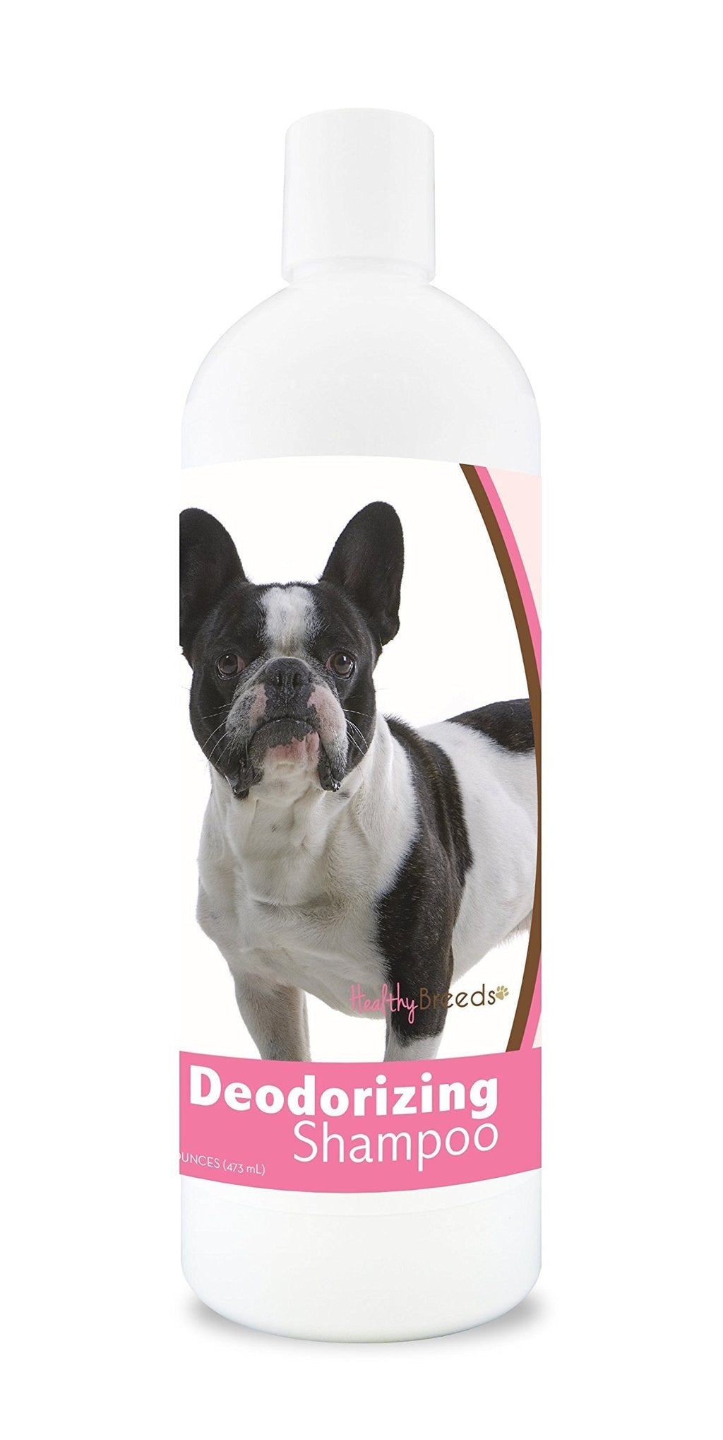 [Australia] - Healthy Breeds Dog Deodorizing Shampoo - Sweet Pea & Vanilla Scent - Hypoallergenic and pH Balanced Formula - 16 oz French Bulldog 