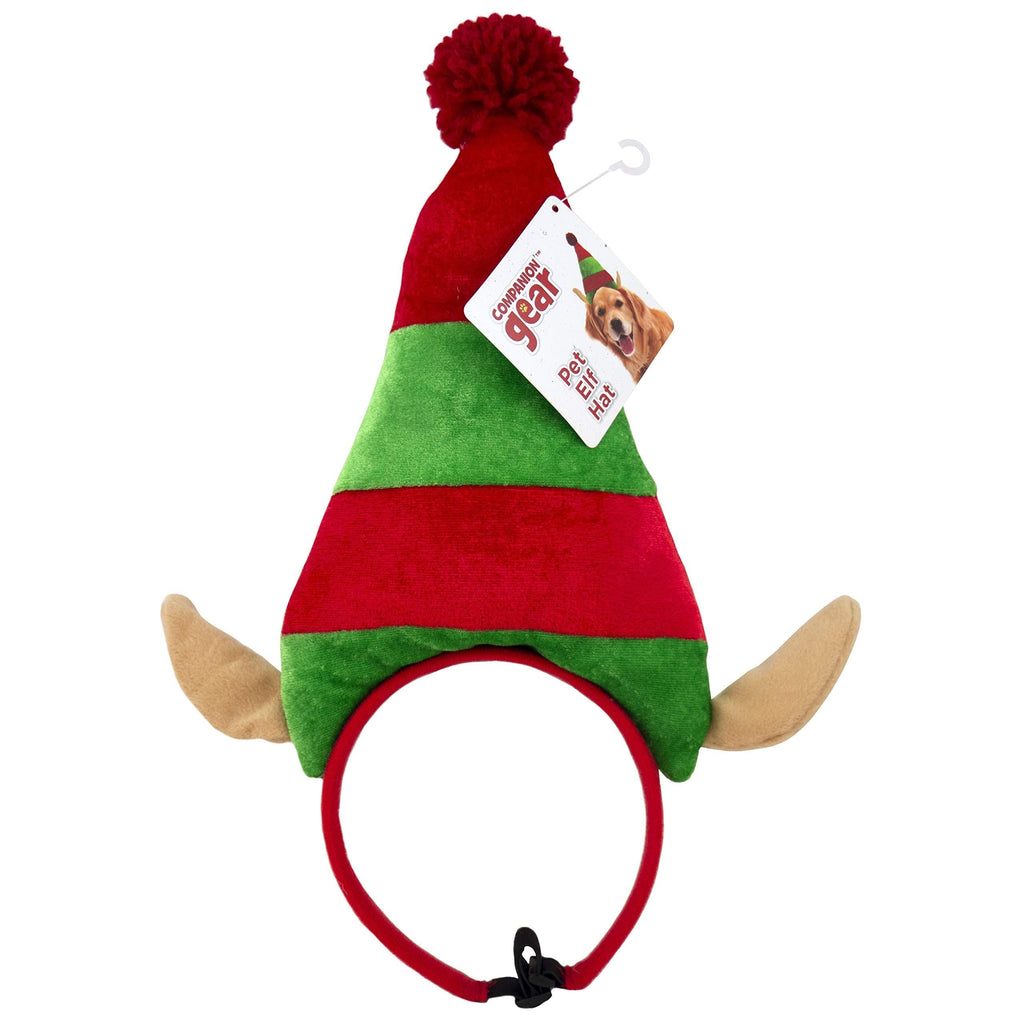 Companion Gear 70061 Holiday Pet Elf Hat, Small/Medium - PawsPlanet Australia