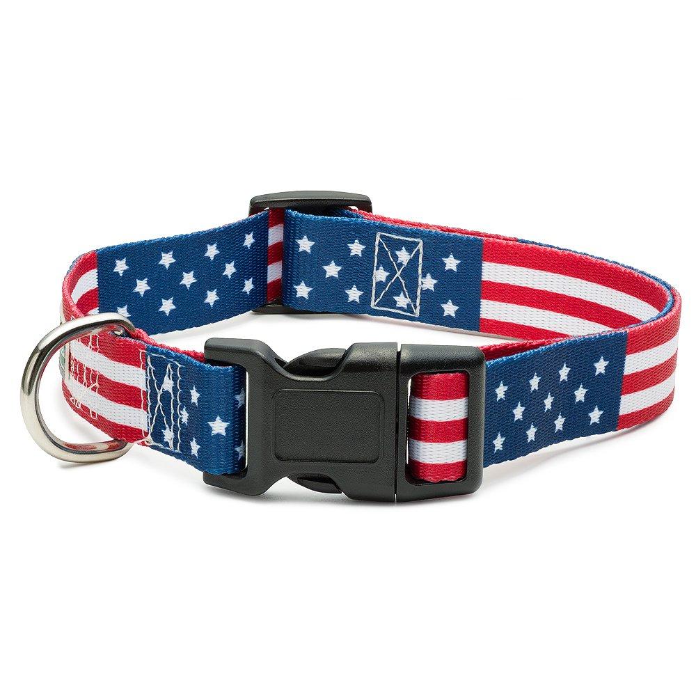 [Australia] - American Flag Dog Collar in 5 Different Sizes Classic Large 