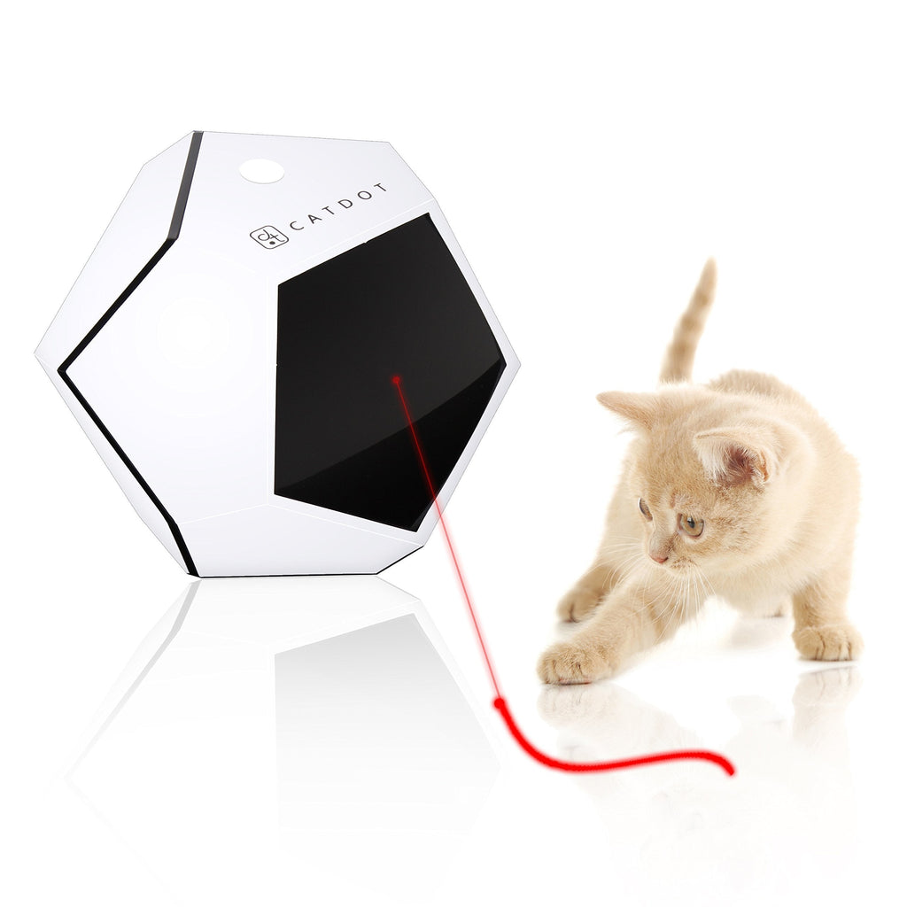 [Australia] - SereneLife Automatic Cat Cube Toy - Electronic Rotating & Moving Teaser Machine for Interactive & Smart Sensory Pet Play - Auto Wireless Control - SLCTLA40.5 