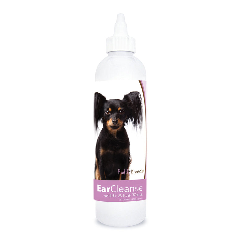 [Australia] - Healthy Breeds Ear Cleanse with Aloe Vera - Veterinarian Formulated to Deodorize Clean Dry & Acidify Ear Canal - Gentle & Will Not Sting or Burn Sweet Pea & Vanilla 8oz Russian Toy Terrier 