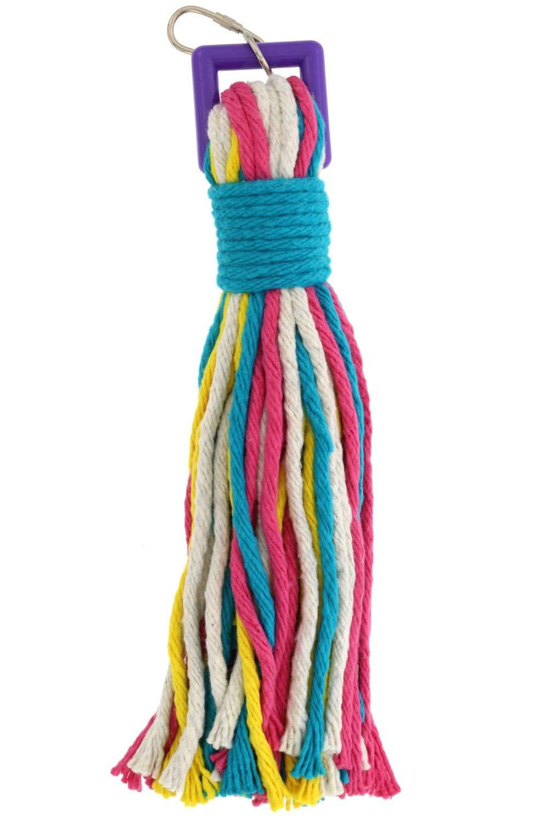 [Australia] - Platinum Tweeter Weave Bird Toy - Perfect Cage Toy for Playing & Preening - Colorful, Safe, Cotton Rope - Fully Engaging Activity for Your Bird Large 
