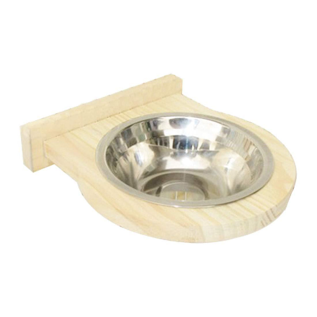[Australia] - Hamiledyi Bird Food Bowl Stainless Steel-Clamp Holder Cage Bird Feeder Dish for Cockatiel Budgies Parakeet Parrot 