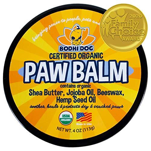[Australia] - USDA Certified Organic Paw Balm for Dogs & Cats | 2/4/8oz | All Natural Soothing & Healing for Dry Cracking Rough Pet Skin | Protect & Restore Cracked and Chapped Dog Paws & Pads | Better Than Paw Wax 4oz 