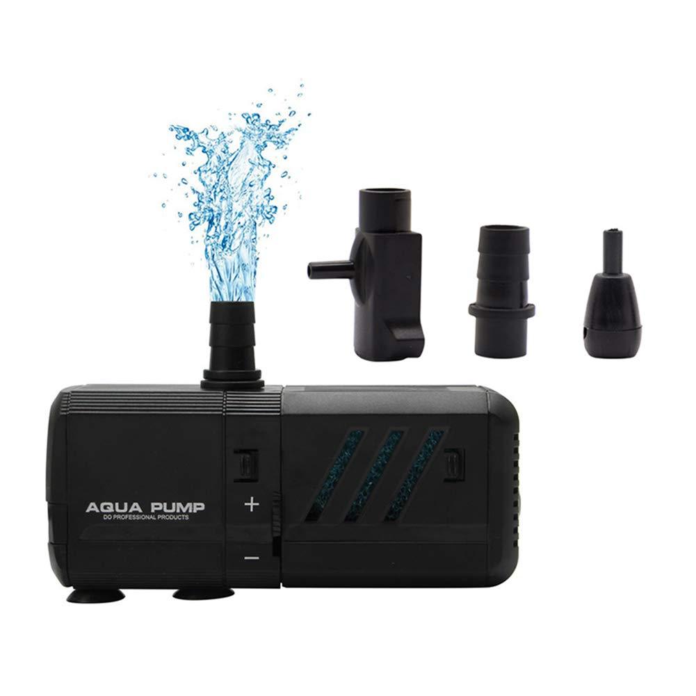 [Australia] - MQ 6-15W Submersible Water Pump 130-400GPH with Filters and Water Nozzles, Ultra Quiet for Aquarium, Fish Tank, Pond, Fountain, Hydroponics 6W/130 GPH 