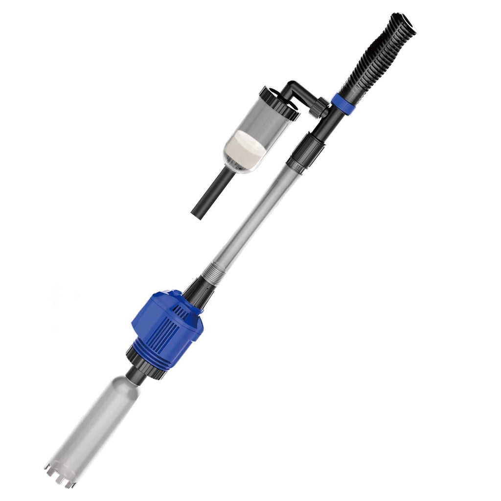 NICREW Power VAC Plus Electric Gravel Cleaner, Automatic Aquarium Cleaner with Sponge Filter, 3 in 1 Aquarium Vacuum Gravel Cleaner for Medium and Large Tanks - PawsPlanet Australia