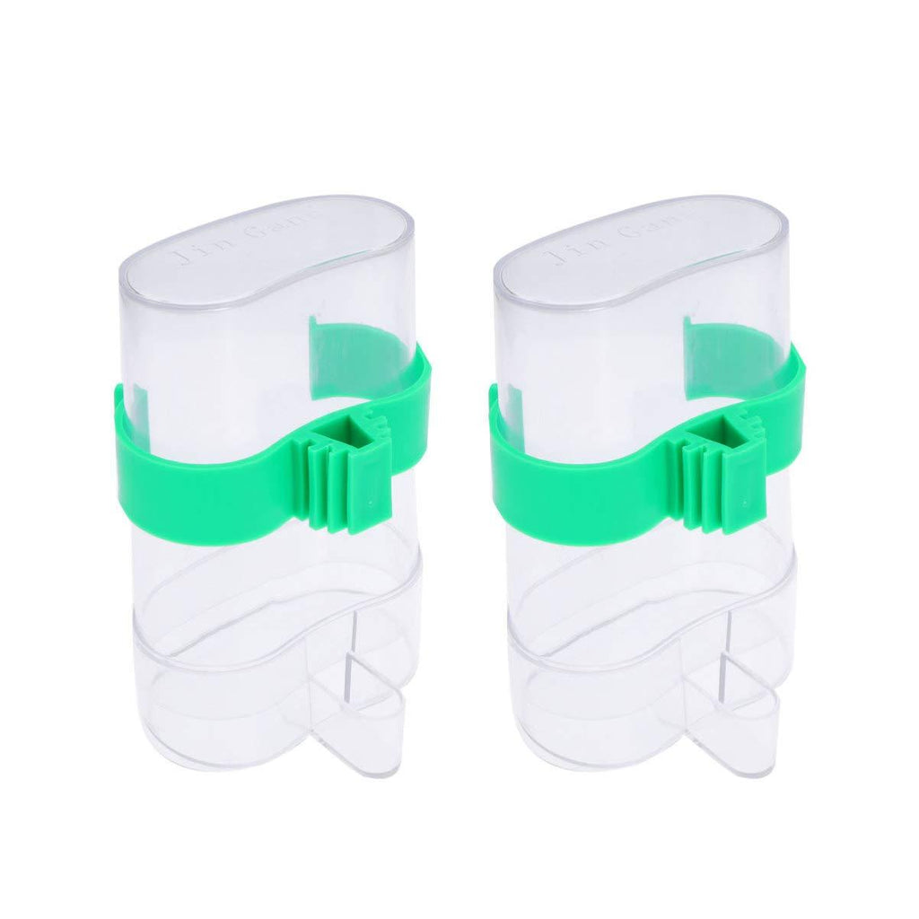 POPETPOP Water Feeders for Birds - 2 Pack Bird Water Dispenser, Automatic Bird Feeder for Parrot Parakeet Cockatiel - PawsPlanet Australia
