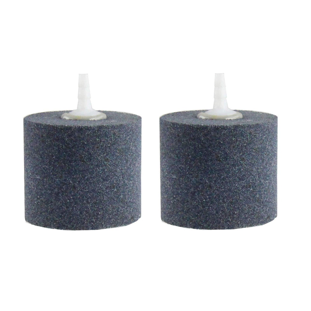 AQUANEAT 2 Pack Air Stone, Large Air Stone Cylinder, Aerator Bubble Diffuser, Air Pump Accessories for Hydroponic Growing System, Pond Circulation, Aquarium Fish Tank Small 2x2" - PawsPlanet Australia