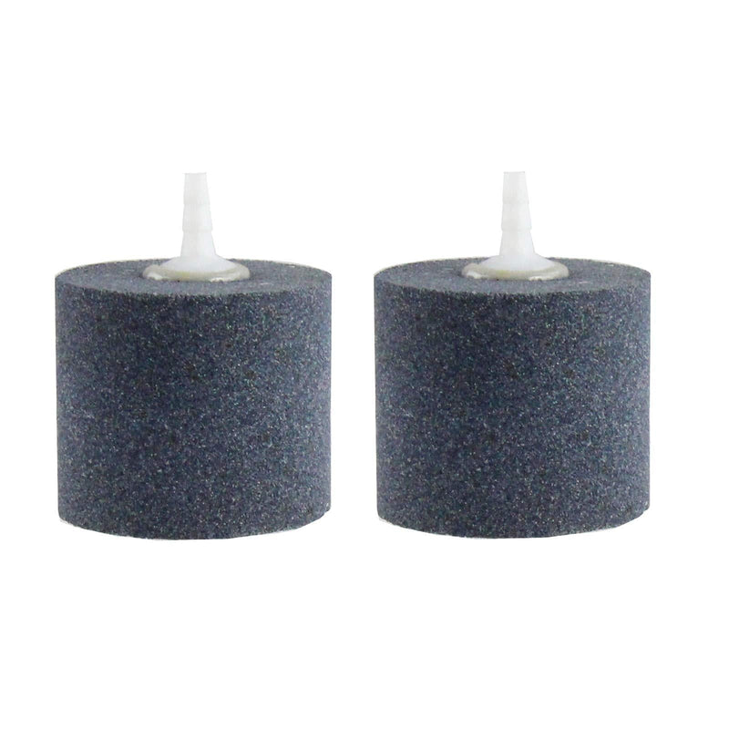 AQUANEAT 2 Pack Air Stone, Large Air Stone Cylinder, Aerator Bubble Diffuser, Air Pump Accessories for Hydroponic Growing System, Pond Circulation, Aquarium Fish Tank Small 2x2" - PawsPlanet Australia
