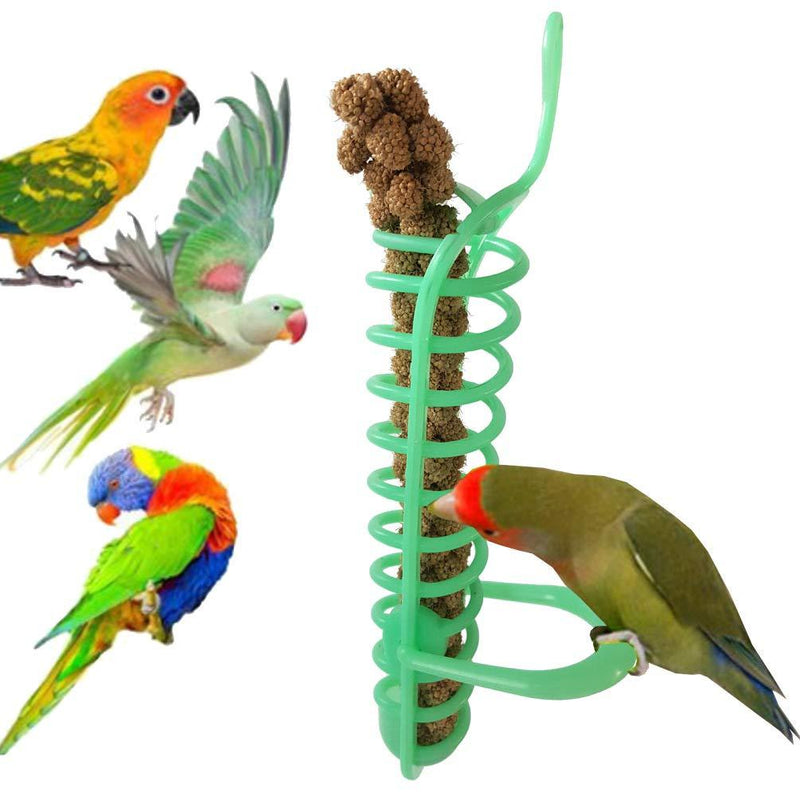 [Australia] - Bird Foraging Toy Parrot Fruit Vegetable Holder Hanging Seed Feeder for Budgie Parakeet Cockatiel Conure African Grey Cockatoo Amazon Lovebird Finch Canary Rat Chinchilla Guinea Pig Cage Basket 