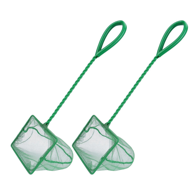 Mogoko 2 Pack Fish Net, Multi-Size Fine Mesh Aquarium Net with Long Plastic Handle for Fish Tank Small - PawsPlanet Australia