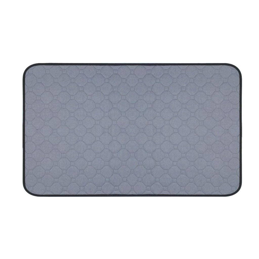 GOSMOO MKT Small Animals Guinea Pig Reusable Pee Pad Bed House Warm Hedgehog Rabbit Bedding Waterproof Puppy Training Pad Fleece Cage Liners with 3 Pocket Hideout 13x19 inch Steel Gray - PawsPlanet Australia