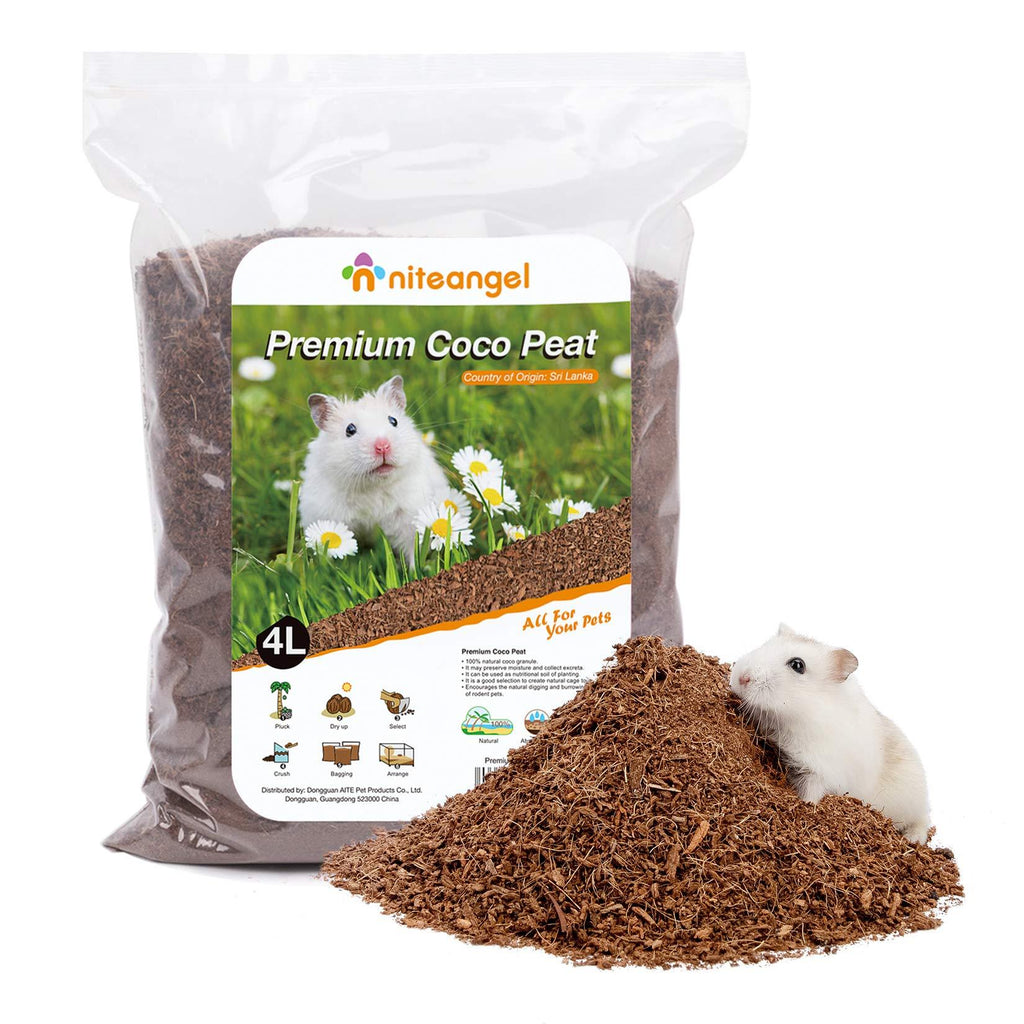 Niteangel Coco Peat & Chips Dry Digging & Burrowing Base for Rodent Pets - PawsPlanet Australia